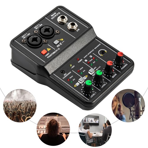 Channel usb audio mixer with - 2-channel,