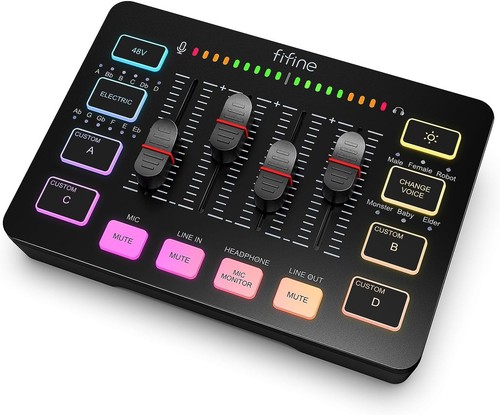 Gaming audio mixer - gaming, mixer,